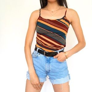 Vintage Tops - Cute Vintage 90s stripped spaghetti strap top Vintage Tops - Cute Vintage 90s stripped spaghetti strap top